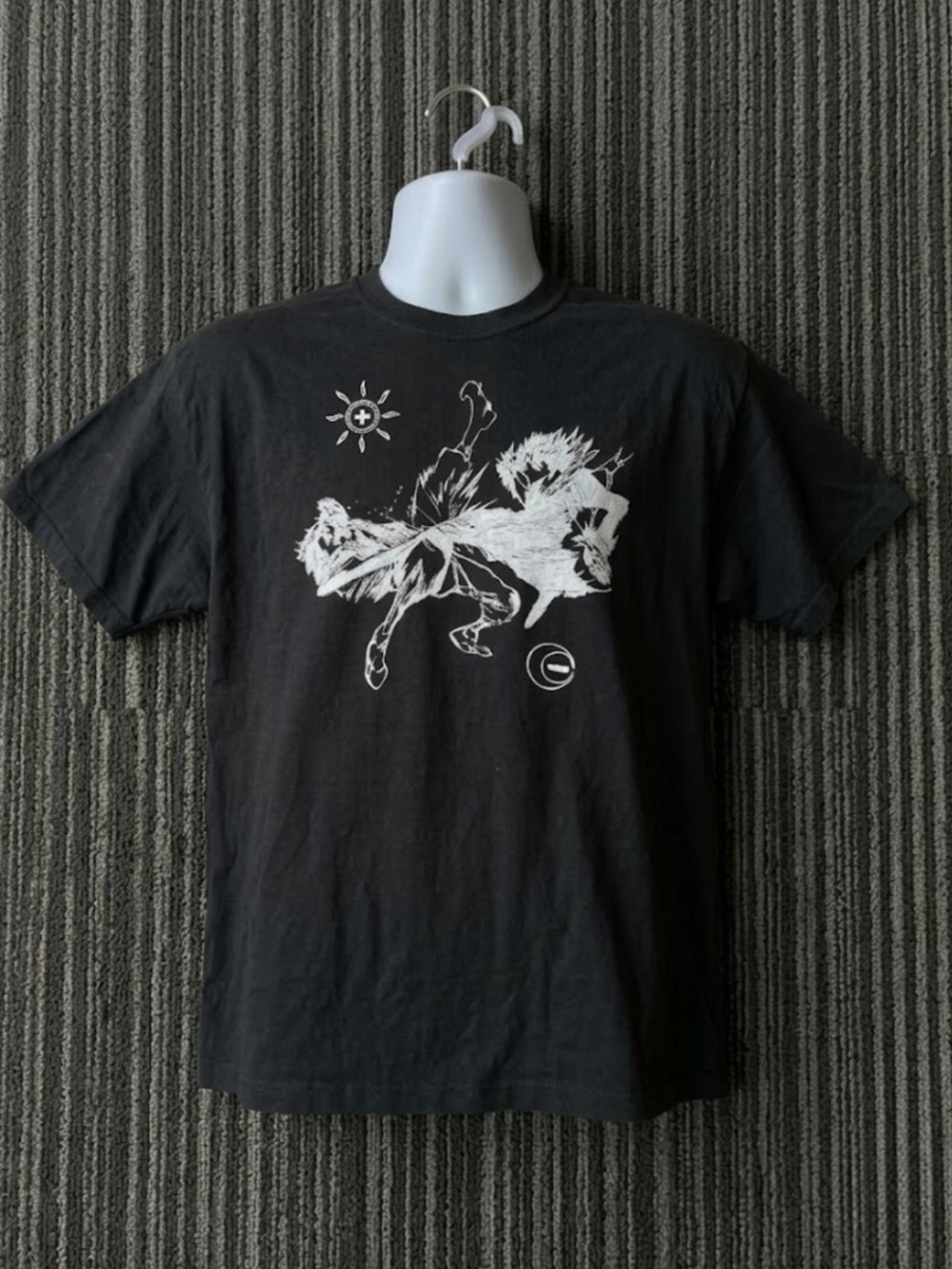 Dark Aesthetic Manga Graphic Shirt Anime Streetwear Unisex Black Tee Gildan